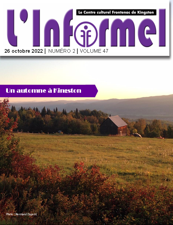 Couverture Magazine L'Informel Vol47 N2 Oct. 2022